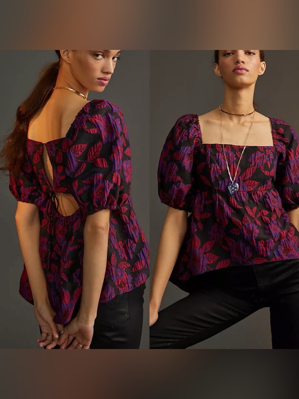 Sachin Babi X Anthropologie Floral Top